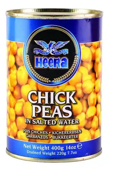 HEERA Boiled Black Chickpeas 400 gm