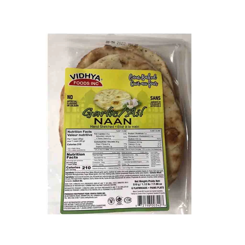VIDHYA New Crunch Garlic Naan 510 gm
