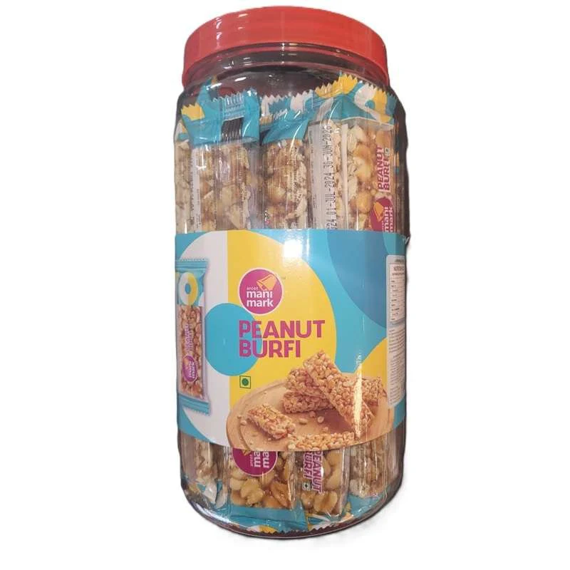 MANIMARK Peanut Barfi Jar 700 gm