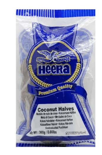 HEERA Dried Coconut Halves 300 gm