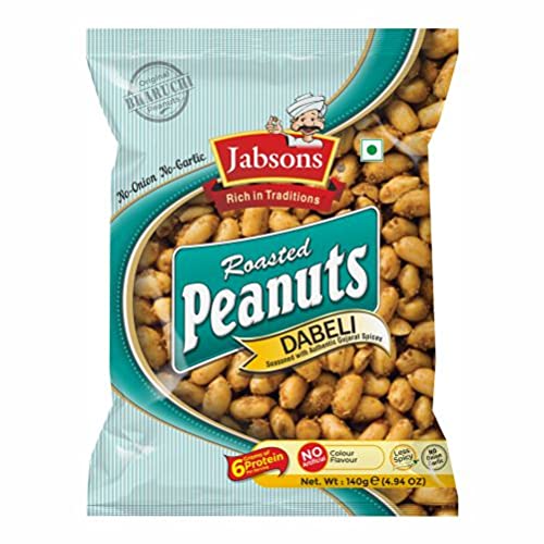 [JABSONS Roasted Peanuts Dabeli 160 gm] JABSONS Roasted Peanuts Dabeli 160 gm
