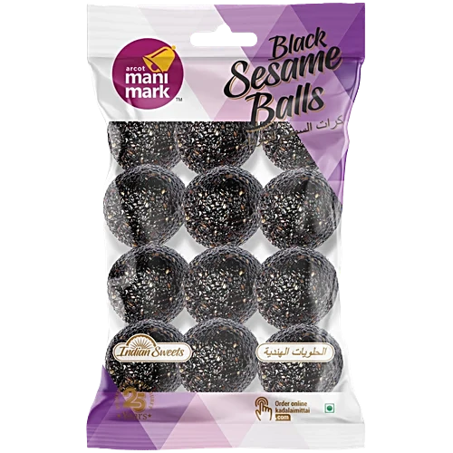 MANIMARK Black Sesame Balls 100 gm