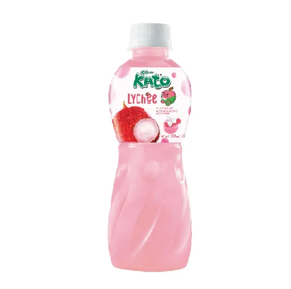[KATO Lychee Juice With Nata De Coco 320 ml] KATO Lychee Juice With Nata De Coco 320 ml