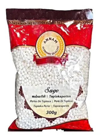 [ANNAM Tapioka Sabudana Small Size 300 gm] ANNAM Tapioka Sabudana Small Size 300 gm