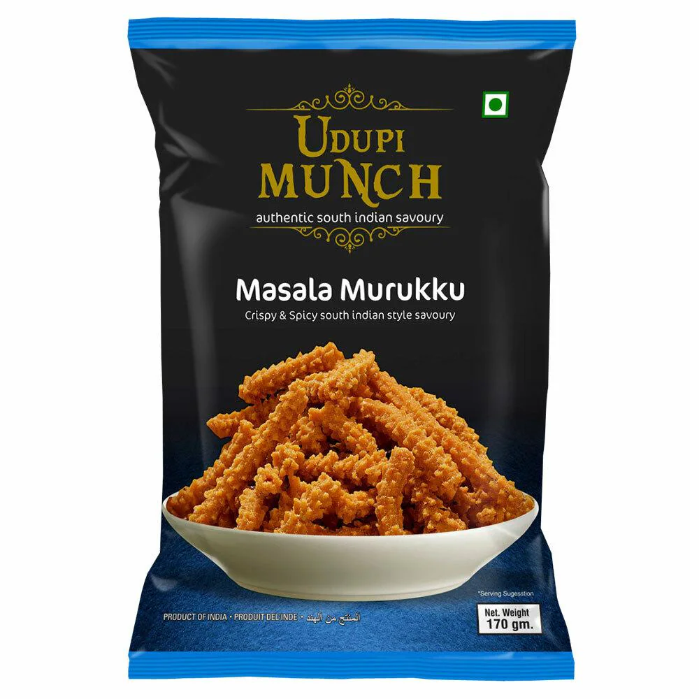 [CHHEDAS Udipi Munch Masala Murukku 170 gm] CHHEDAS Udipi Munch Masala Murukku 170 gm