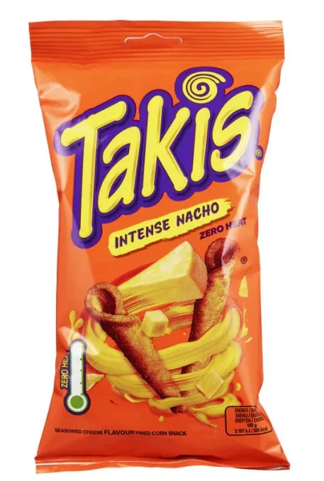 TAKIS Corn Snack Intense Nacho 100 gm