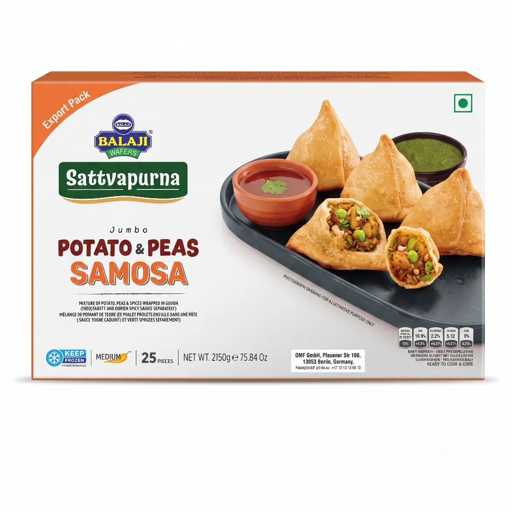 BALAJI Jumbo Potato-Peas Samosa 2150 gm