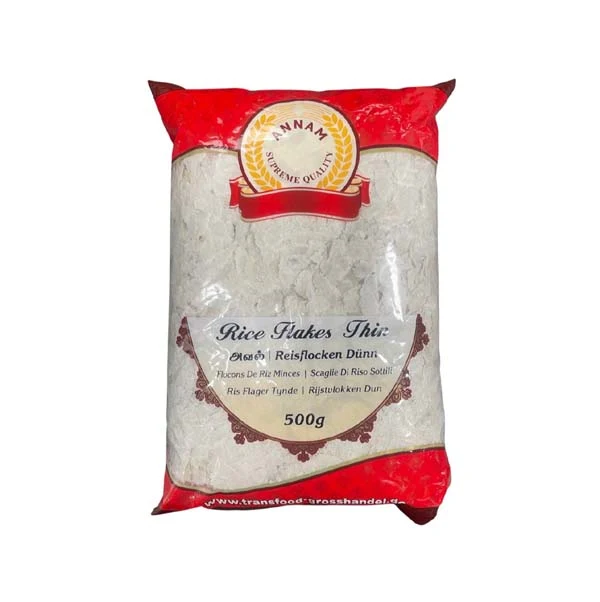 ANNAM Rice Flakes (Thin White) 500 gm