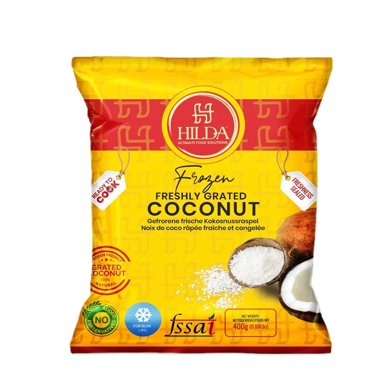 HILDA Frozen Grated Coconut (100gx04) 400 gm