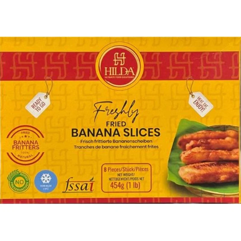 HILDA Frozen Banana Fry 454 gm