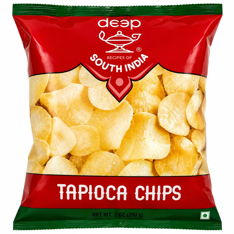 DEEP Round Tapioca Chips 200 gm