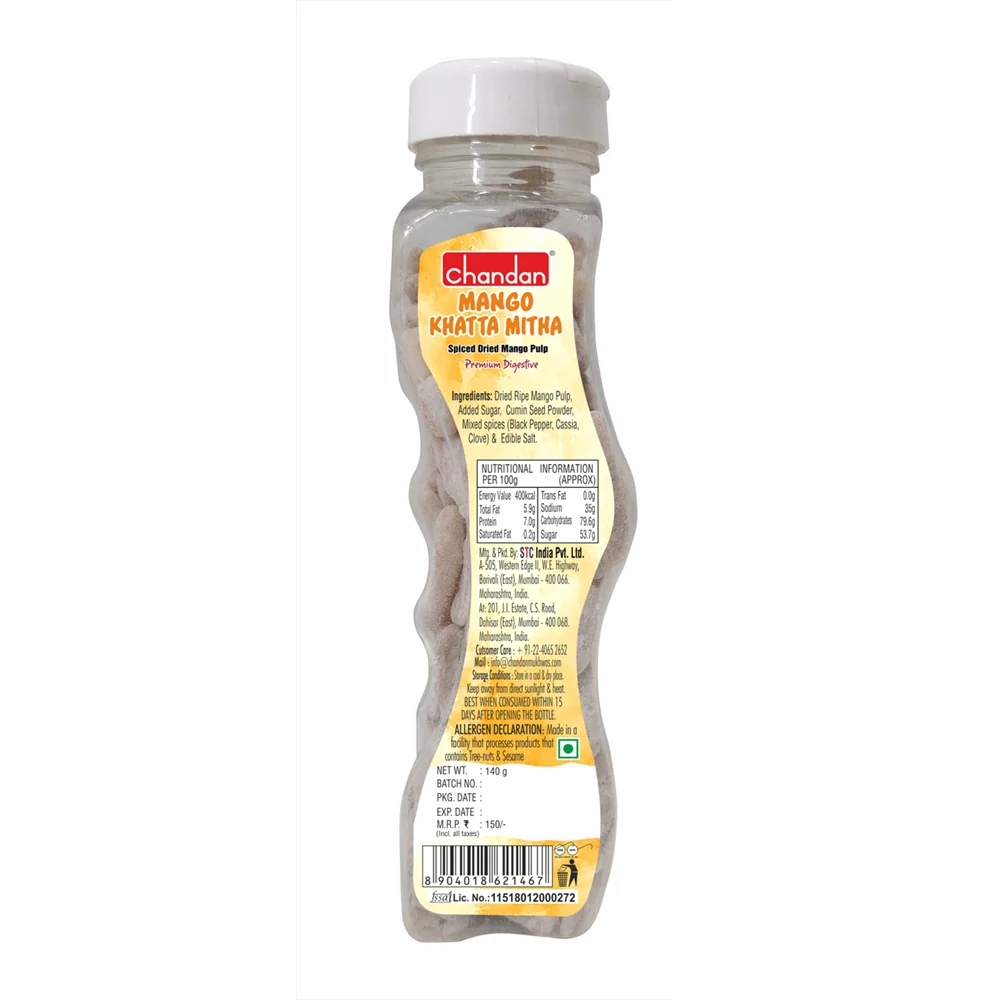 CHANDAN Mukhwas Mango Khatta Mitta 140 gm