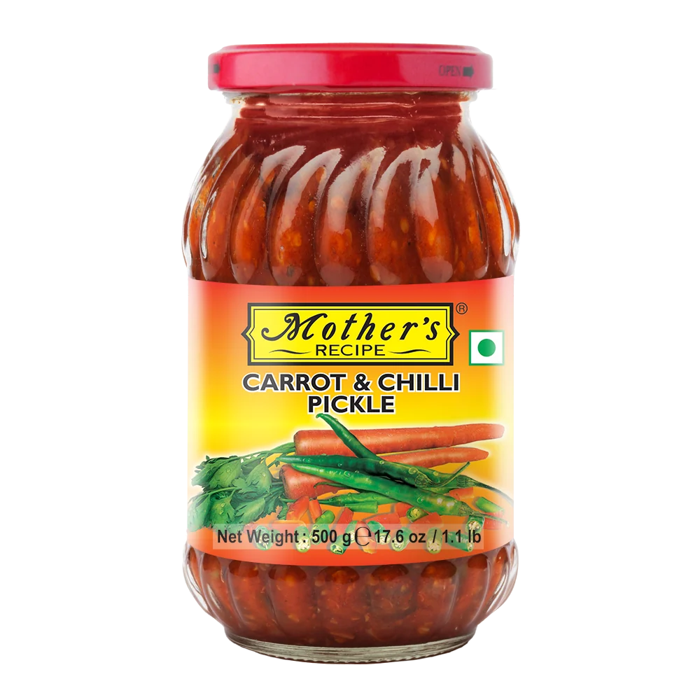 MOTHER'S RECIPE Carrot & Chilli Pickle 500 gm