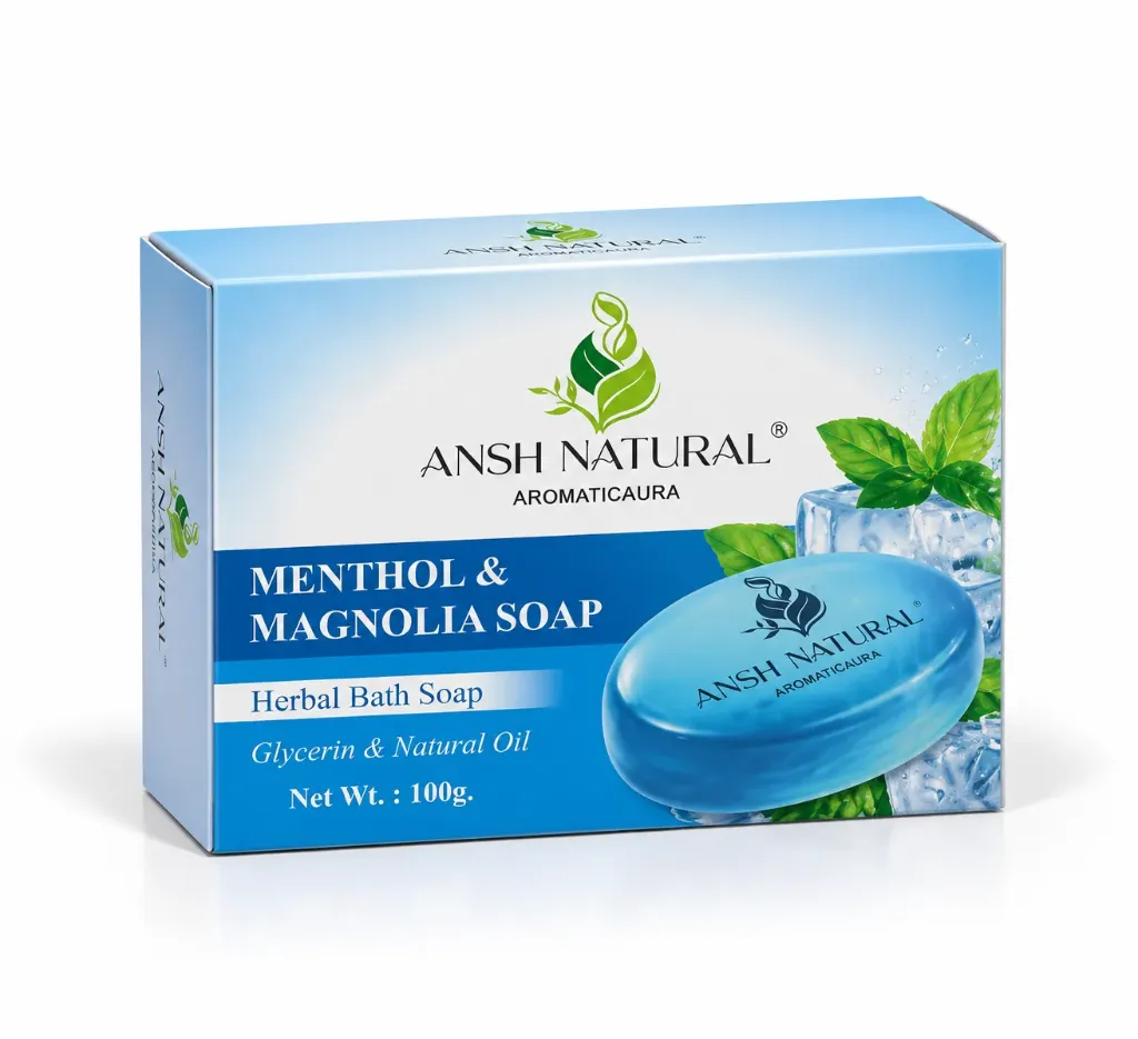 ANSH NATURAL Menthol & Mangolia Soap 100 gm