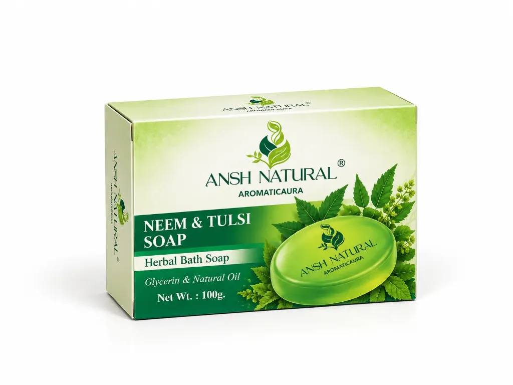 ANSH NATURAL Neem & Tulsi Soap 100 gm