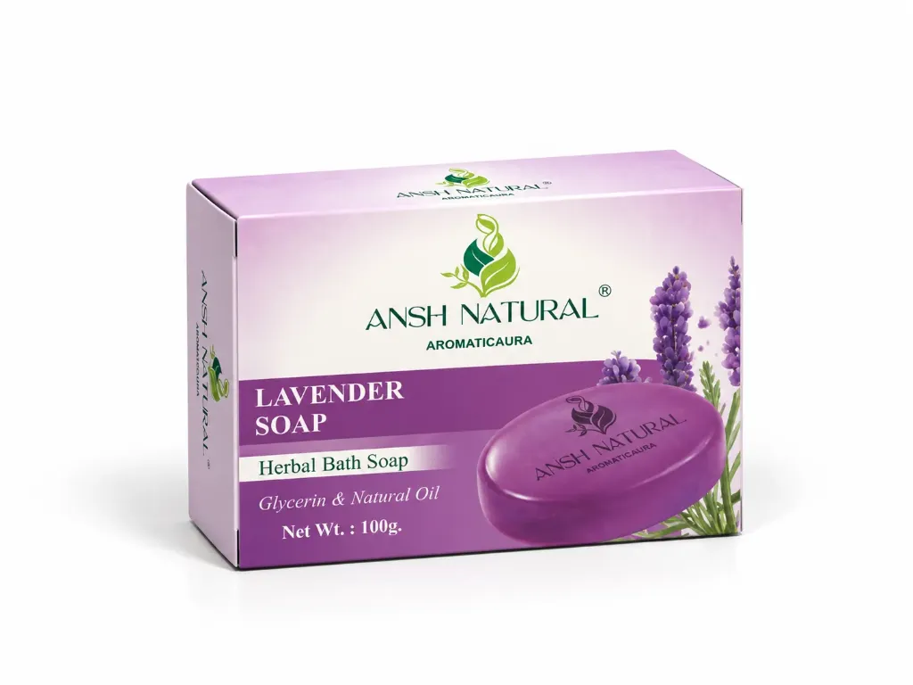 ANSH NATURAL Lavender Soap 100 gm