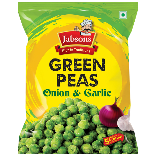 JABSONS Namkeen Green Peas Onion Garlic 200 gm