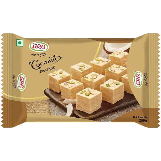 GRB Coconut Soan Papdi 200 gm