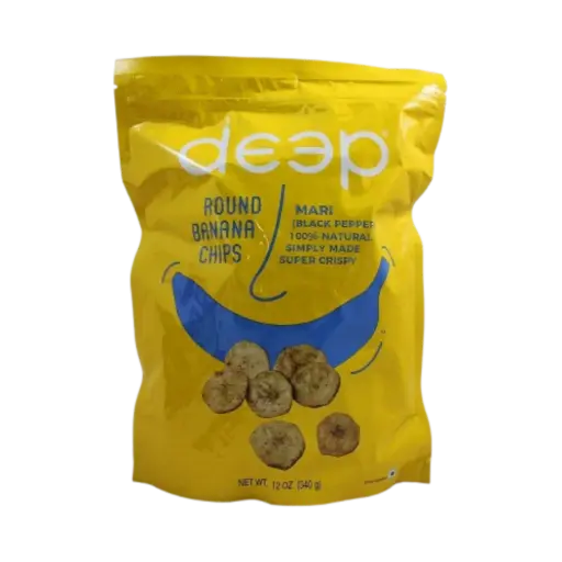 DEEP Round Banana Chips Mari 340 gm
