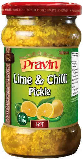 Pravin Lime Chilli Pickle 300 gm