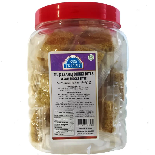 KRG Gajak Jar Sesame Gajak Chikki Bites 300 gm