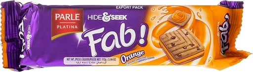 Parle Hide & Seek Fab Orange Biscuits 112 gm