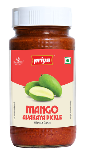 PRIYA Gongura (Rossele Leaves) Pickle W/O Garlic 300 gm