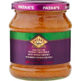 PATAK&#39;S Mango Chutney Hot Premium 340 gm