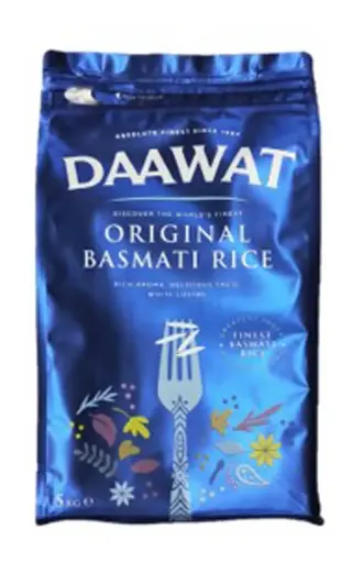 DAAWAT Original Blue Basmati Rice 5 kg