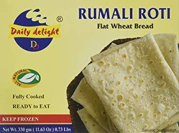 Daily Delight Frozen Rumali Roti 330 gm