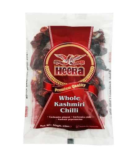Heera Whole Kashmiri Chillies 50 gm