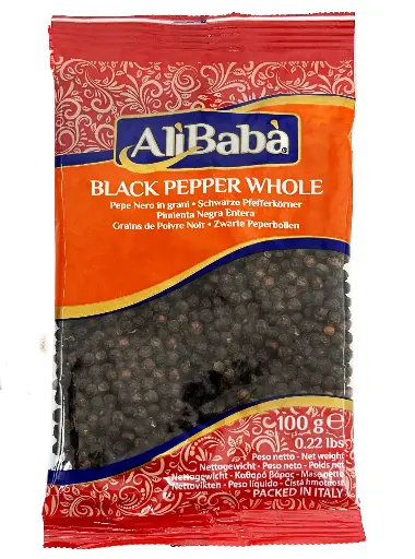 AB Black Pepper Whole 100 gm
