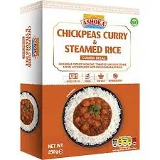 Ashoka Instant Chickpeas Curry & Steamed Rice 250 gm