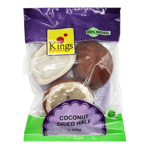 KINGS Dried Coconut Halves 250 gm 