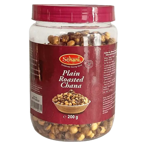 SCHANI Roasted Chana With Skin Jar 400 gm 
