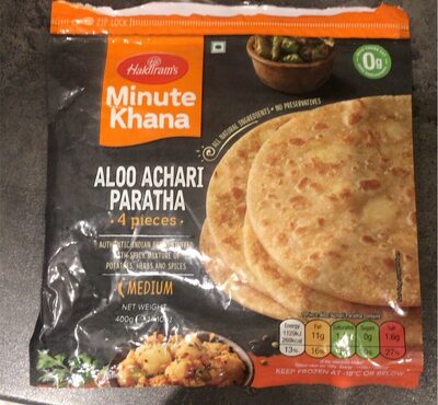 Haldiram Frozen Aloo Achari Paratha 400 gm