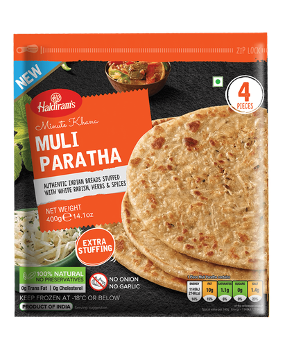HALDIRAM Frozen Muli Paratha 400 gm