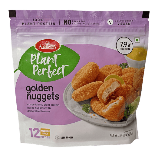 Haldiram Frozen Golden Nuggets (Vegan) 240 gm