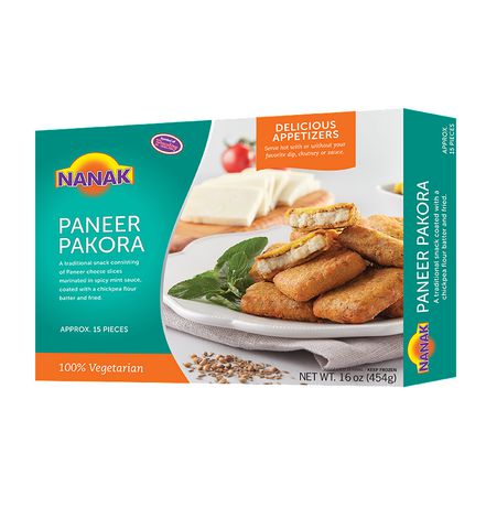 Nanak Frozen Panner Pakora 454 gm