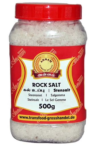 Annam Rock Salt Bottle 500 gm  