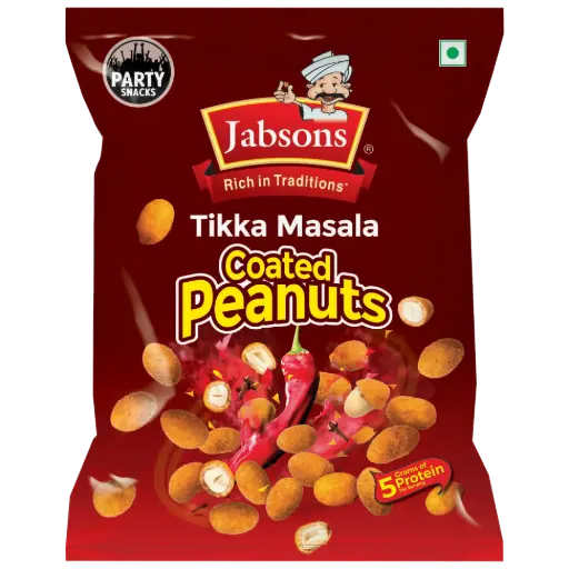 JABSONS Tikka Masala Coated Peanuts 150 gm