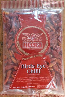 Heera Bird Eye Chilli 50 gm