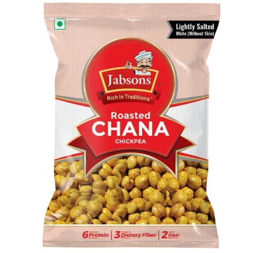 JABSONS Roasted Chana White Salted 200 gm