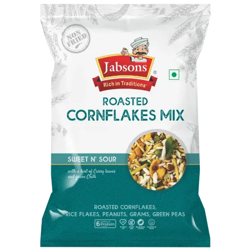 JABSONS Roasted Namkeen Cornflakes Mix 200 gm