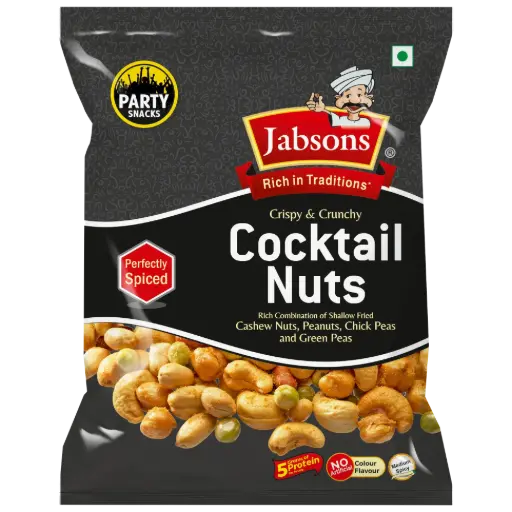 JABSONS Namkeen Cocktail Nuts 120 gm