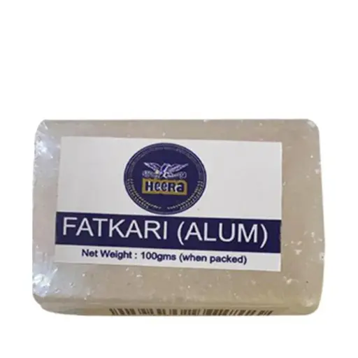 HEERA Shaving Alum Bar (Fitkari) 100 gm
