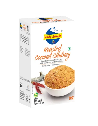 DAILY DELIGHT Frozen Roasted Coconut Chutney 284 gm