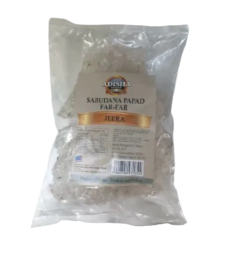 ADISHA Sabudana (SAGO) Papad Jeera 200 gm 