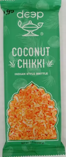 DEEP Coconut Chikki Bar 100 gm