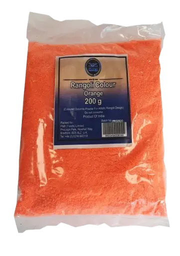 Heera Rangoli Colour Orange 200 gm 